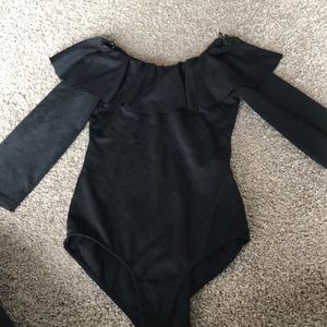 Zara Cold-Shoulder Bodysuit
